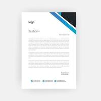 Business corporate Letterhead Template Design vector