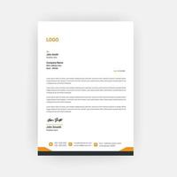 Business corporate Letterhead Template Design vector