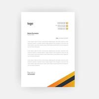 Business corporate Letterhead Template Design vector