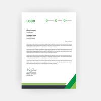 Business corporate Letterhead Template Design vector