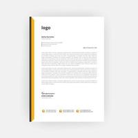 Business corporate Letterhead Template Design vector