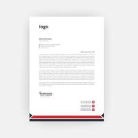 Business corporate Letterhead Template Design vector