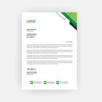 Business corporate Letterhead Template Design vector