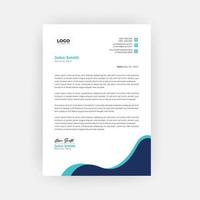 Business corporate Letterhead Template Design vector