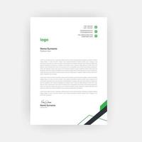 Business corporate Letterhead Template Design vector