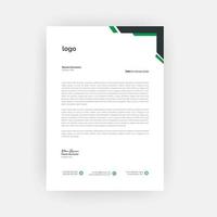 Business Style Letterhead Template Design vector