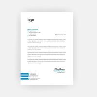 Business Style Letterhead Template Design