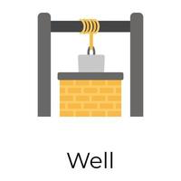 Trendy Well Concepts vector