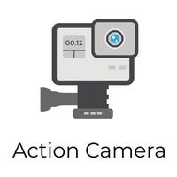 Trendy Action Camera vector