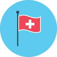 medical flag vector illustration on a background.Premium quality symbols.vector icons for concept and graphic design.