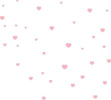 Background with pink hearts. vector