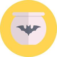 bat bowl vector illustration on a background.Premium quality symbols.vector icons for concept and graphic design.