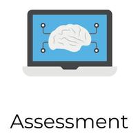 Trendy Assessment Concepts vector