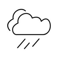 icono de vector de lluvia