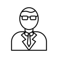 Casino Manager Vector Icon