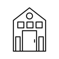 icono de vector de edificio