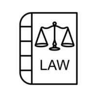 Law and Order Vector Icon