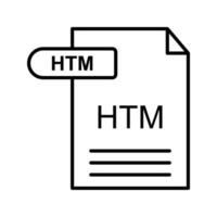 icono de vector de html