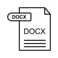 icono de vector docx