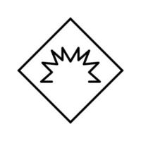 Danger of Welding Flash Vector Icon