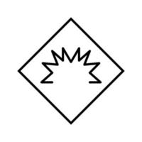 Danger of Welding Flash Vector Icon