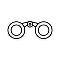 Binoculars Vector Icon