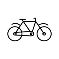 icono de vector de bicicleta