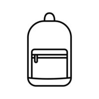 icono de vector de mochila