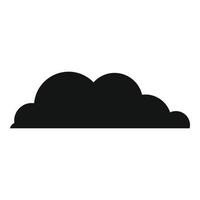 Rain cloud icon, simple style. vector