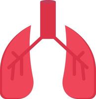 ilustración vectorial de pulmones en un fondo. símbolos de calidad premium. iconos vectoriales para concepto y diseño gráfico. vector