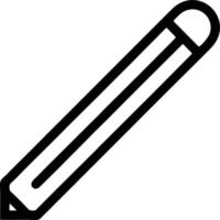 pencil icon in black vector image, illustration of pencil in black on white background, a pen design on a white background