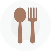 spoon cafe restaurant equipment vector