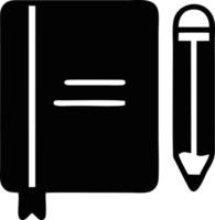 pencil icon in black vector image, illustration of pencil in black on white background, a pen design on a white background