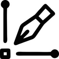 pencil icon in black vector image, illustration of pencil in black on white background, a pen design on a white background