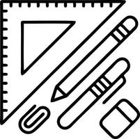 pencil icon in black vector image, illustration of pencil in black on white background, a pen design on a white background