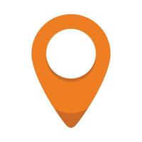 Fixation pin icon, flat style. vector