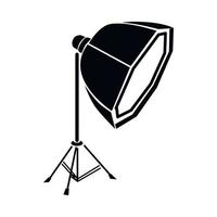 Studio light icon, simple style vector