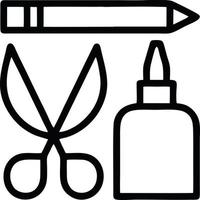 pencil icon in black vector image, illustration of pencil in black on white background, a pen design on a white background