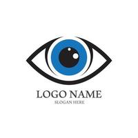 Eye care vector logo design