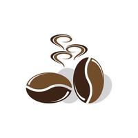 Ilustración de vector de icono de grano de café