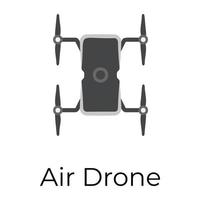 Trendy Air Drone vector