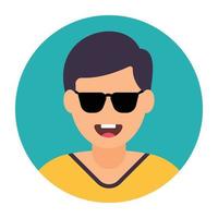 Trendy Actor Concepts vector