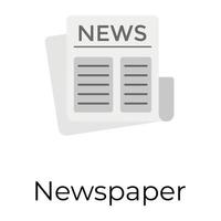 Trendy Newspaper Concepts vector