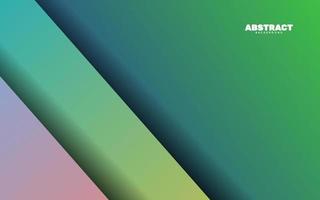 Abstract overlap papercut multicolor background vector