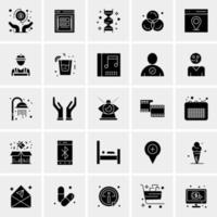 25 Universal Business Icons Vector Creative Icon Illustration to use in web and Mobile Related project