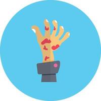 zombie hand vector illustration on a background.Premium quality symbols.vector icons for concept and graphic design.