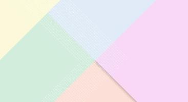 Abstract Paper Colorful Background with Memphis Papercut Style and Pastel Color for Wallpaper vector