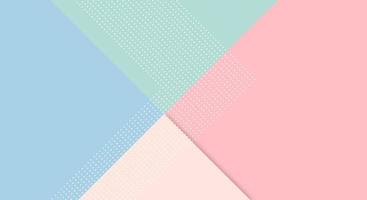 Abstract Paper Colorful Background with Memphis Papercut Style and Pastel Color for Wallpaper vector