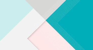 Abstract Paper Colorful Background with Memphis Papercut Style and Pastel Color for Wallpaper vector