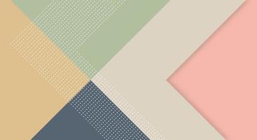 Abstract Paper Colorful Background with Memphis Papercut Style and Pastel Color for Wallpaper vector